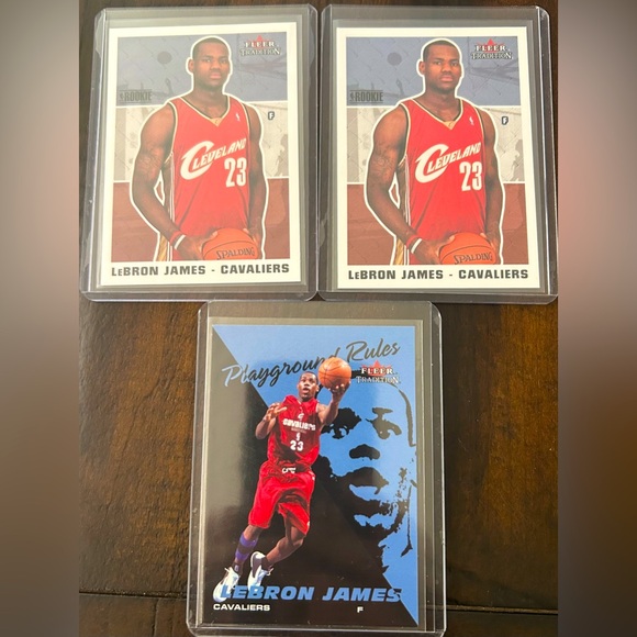 fleer Other - LeBron James Fleer Tradition 2003 Rookie Basketball Cards Set of 3 Cards